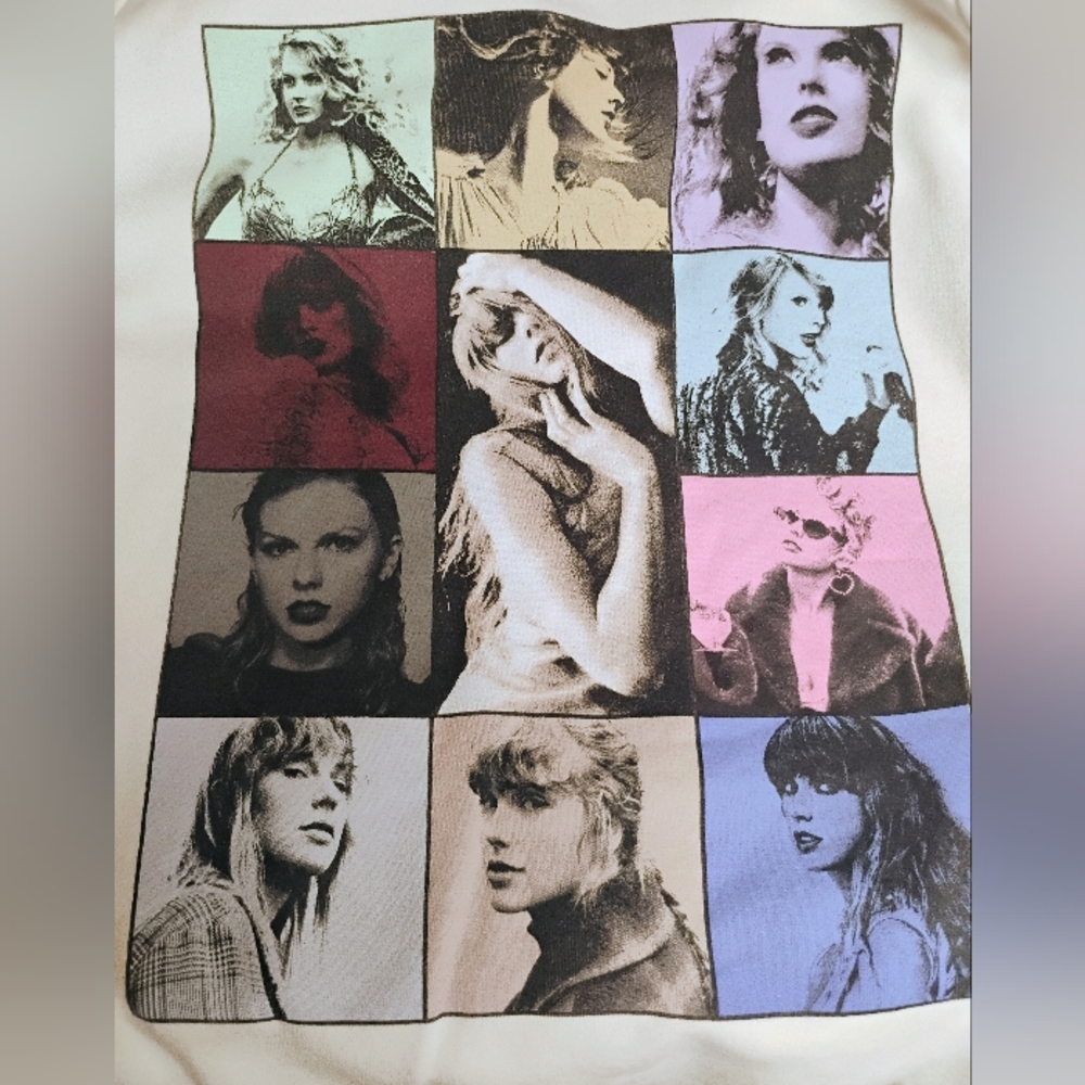 Women's Taylor Swift | The Eras Tour II Beige Hoodie Size 2XL - Picture 2 of 8